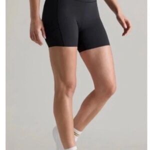 Women's Black Rhone Biker Shorts